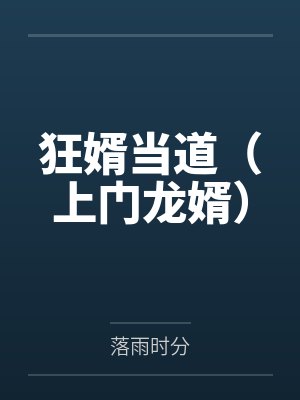 狂婿当道（上门龙婿）